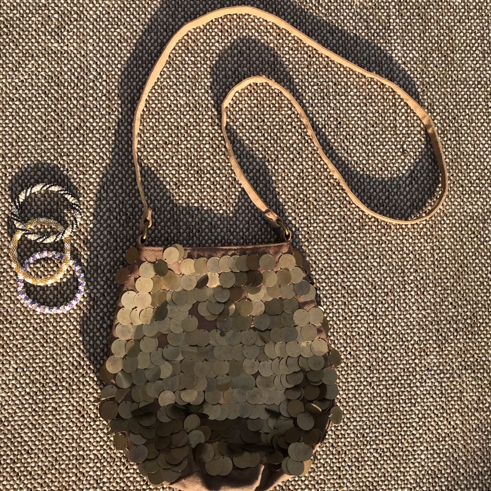 Cross body/ hobo bag/ bracelet bundle.